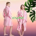 NEW M/L Victoria’s Secret PINK strips Short Cozy Robe
