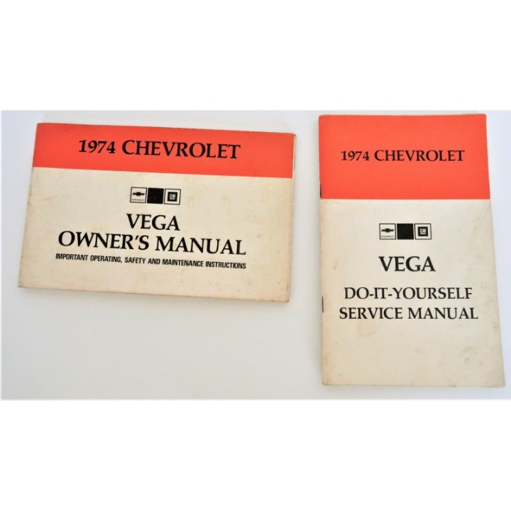 1974 Chevrolet Vega Owner's and Do It Yourself Service Manual VTG