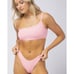 L*Space Axel Bikini Top in Crystal Pink XSmall New Womens Swimsuit