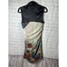 CATHERINE MALANDRINO LADIES SLEEVELESS SILK MULTICOLOR DRESS (S) NEW WITH TAGS