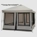 Ozark Trail 7-Person 2-in-1 Screen House Connect Tent with 2 Doors,