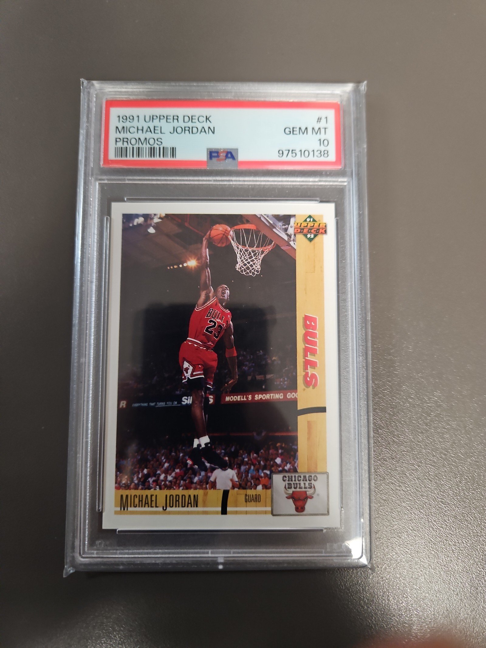 Michael Jordan 1991 Upper Deck Promo psa 10