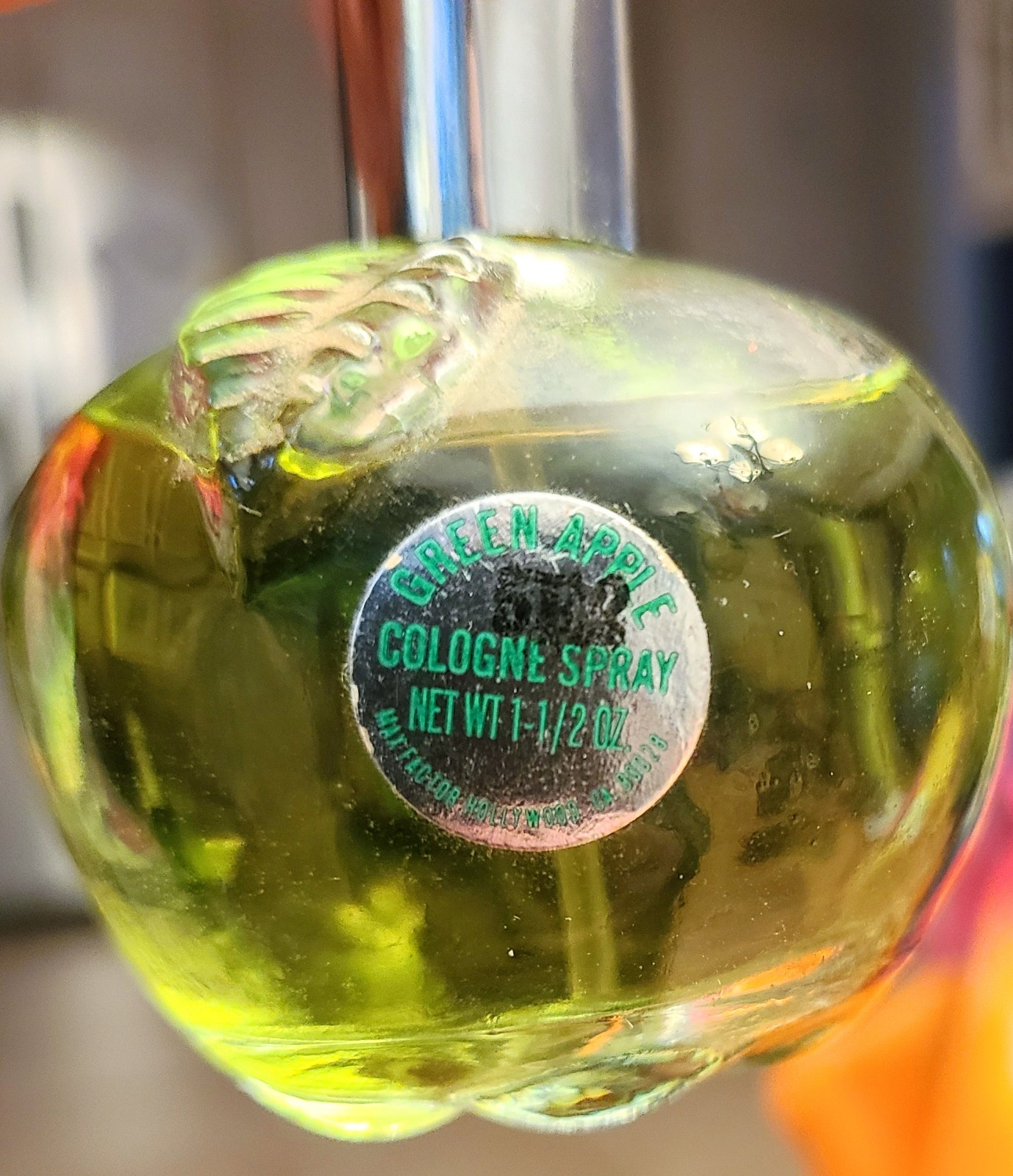 Vintage 70's GREEN APPLE Cologne Spray 1970's by MAX FACTOR 1½fl.oz. READ