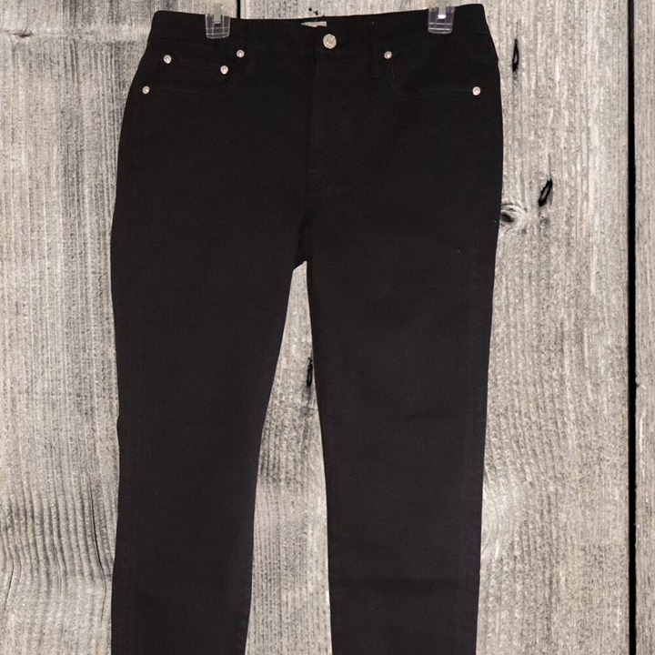 Edwin Black Midrise Denim, 'Bree' Skinny Jeans, Size 31 (12)