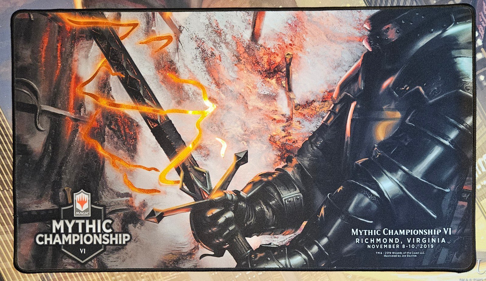 MTG Magic EMBERCLEAVE Foil Playmat Mythic Championship VI New Unused