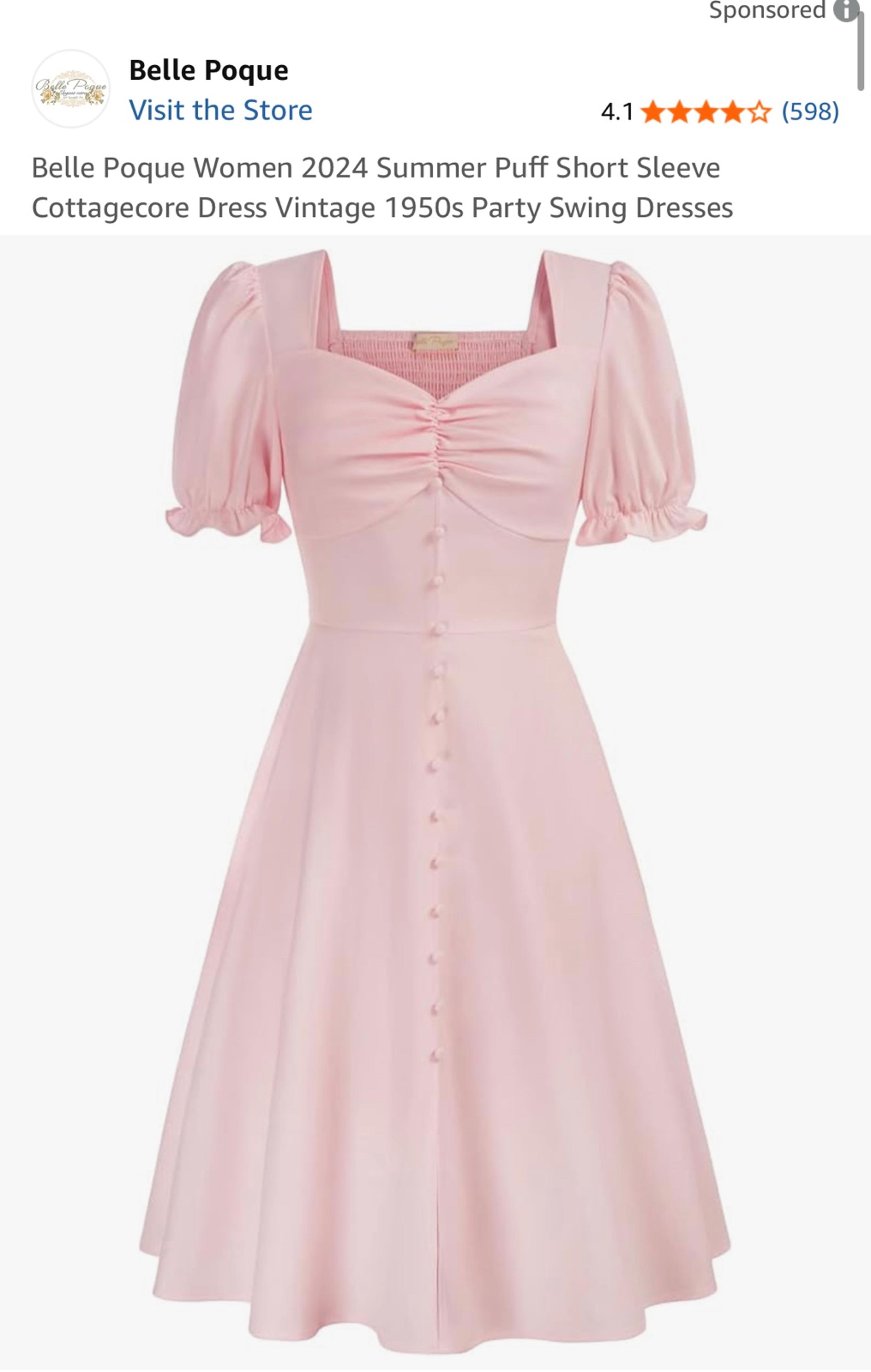 Women’s soft pink Summer dress