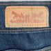 Levi’s 515 Cuffed Capri Dark Wash With Contrasting Belt Loops Size 8