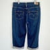 Levi’s 515 Cuffed Capri Dark Wash With Contrasting Belt Loops Size 8