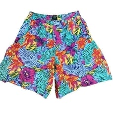 Hunt club vintage floral woman’s high waisted shorts
