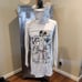 Diesel Japan Post Punk Mock Neck Sweatshirt Tunic Dress
