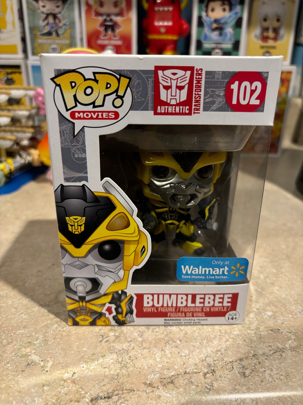 Transformers Bumblebee Funko Pop 102 (Walmart Exclusive) *Metallic*