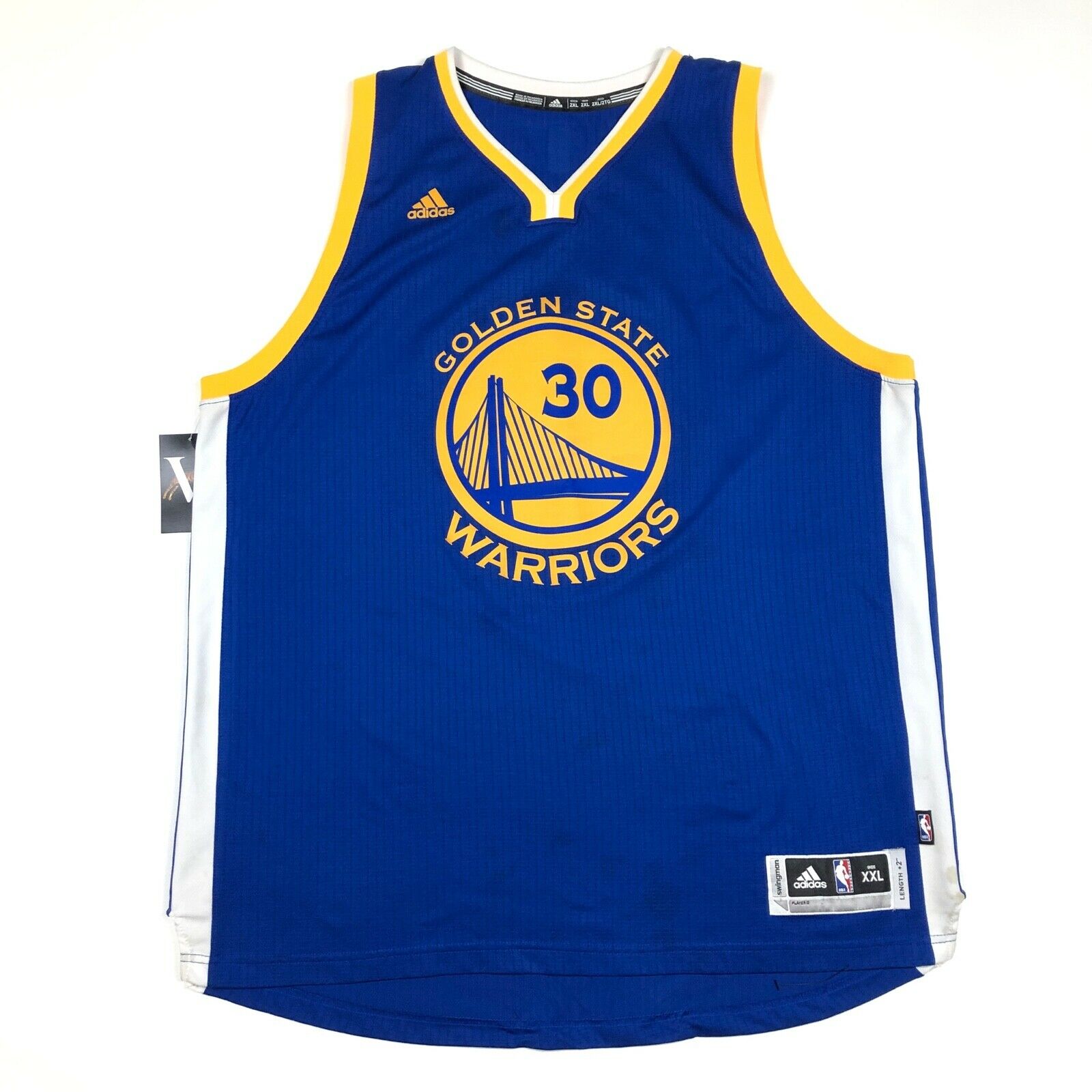 Adidas NBA Golden State Warriors Steph Curry Swingman Jersey Size XXL B14