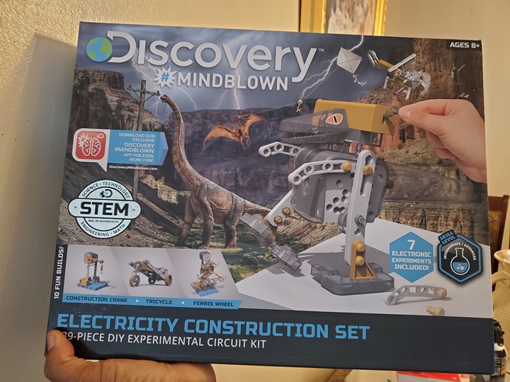 Kids Discovery Mindblown Electricity Construction Kit