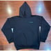 NEW SPORTY AND RICH CLASSIC LOGO BLACK HOODIE SZ M