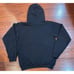 NEW SPORTY AND RICH CLASSIC LOGO BLACK HOODIE SZ M