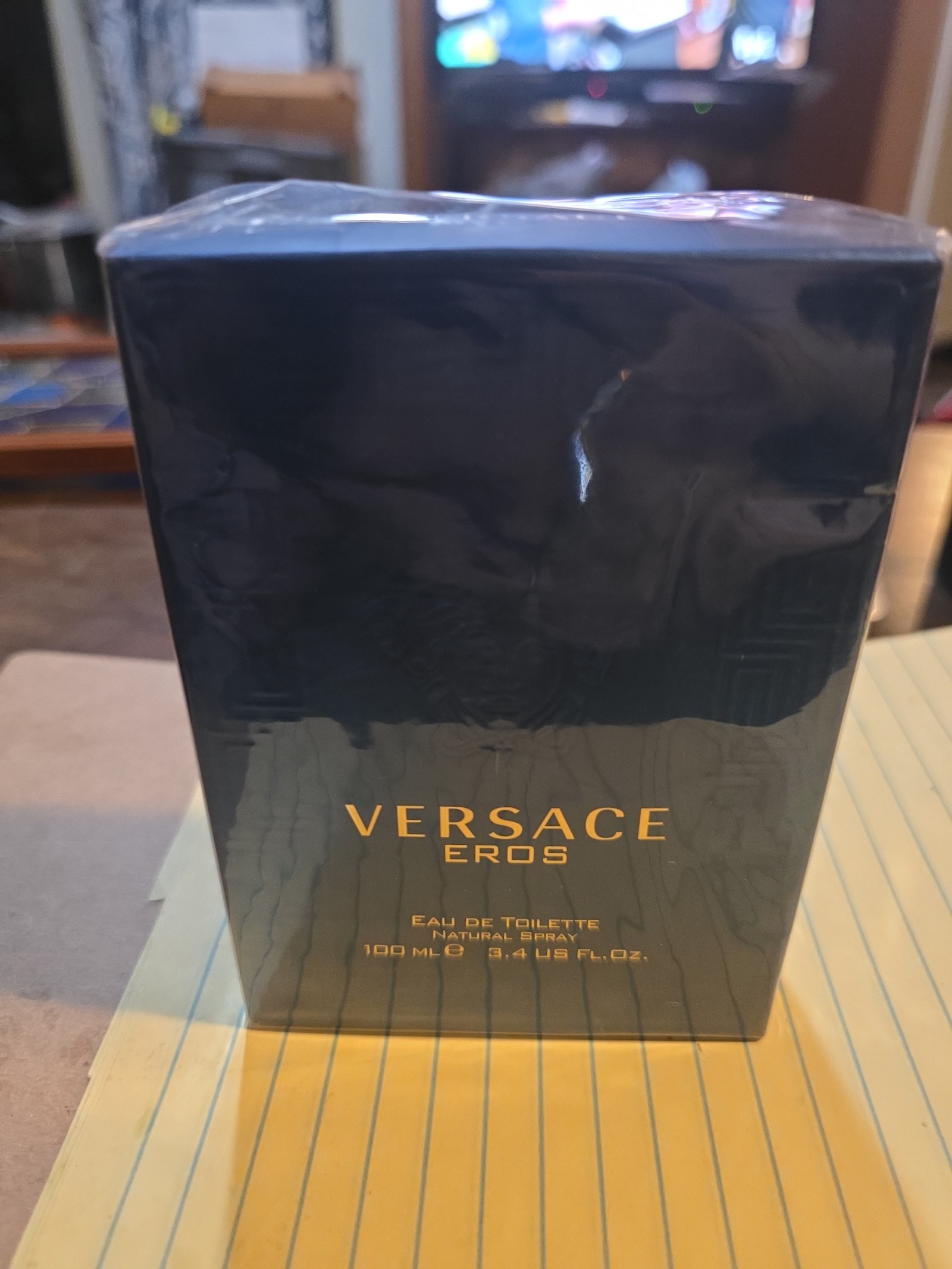New in box with wrapping. Versace eros 100 ML.