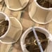 Lot of eight miniature lamp shades