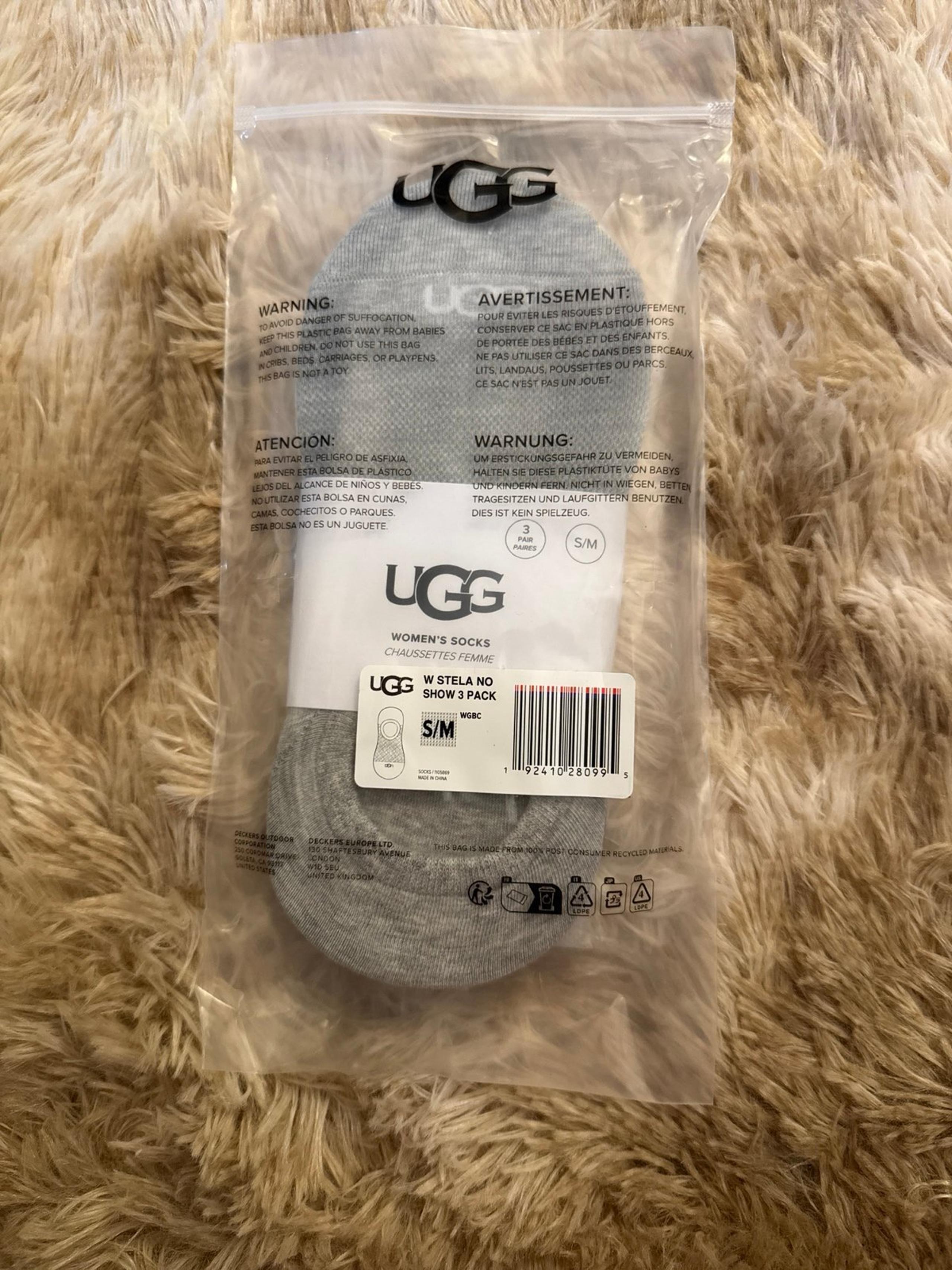 UGG WOMEN STELA NO SHOW 3 PACK