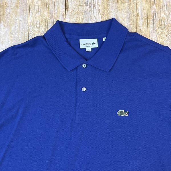 Lacoste Classic Fit Polo Shirt Size 8 3XL XXXL Dark Blue