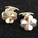 Sterling Silver clover cufflinks