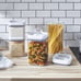 Canister Pack of 4, Flip-Tite Square Food Storage Set
