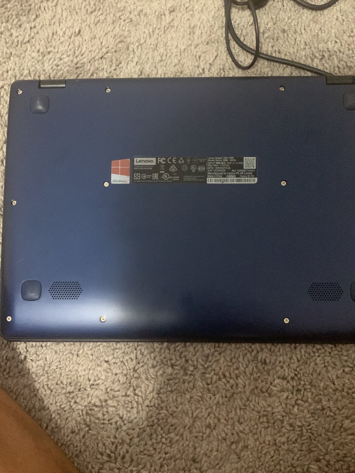 Lenovo 100e Chromebook in Black