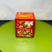 Vintage Japanese Plastic Red Lacquer Mini Chest of Drawers Vanity Box w Mirror