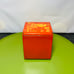 Vintage Japanese Plastic Red Lacquer Mini Chest of Drawers Vanity Box w Mirror