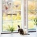 Window Bird Feeder Weatherproof Clear Bird House with Strong Suction Cups
