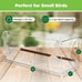 Window Bird Feeder Weatherproof Clear Bird House with Strong Suction Cups