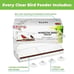 Window Bird Feeder Weatherproof Clear Bird House with Strong Suction Cups