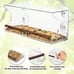 Window Bird Feeder Weatherproof Clear Bird House with Strong Suction Cups