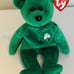 Rare Retired Ty Beanie Baby Erin The Bear 1997 Mint Condition with Tag Errors