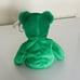 Rare Retired Ty Beanie Baby Erin The Bear 1997 Mint Condition with Tag Errors