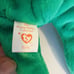 Rare Retired Ty Beanie Baby Erin The Bear 1997 Mint Condition with Tag Errors