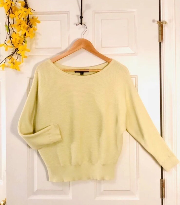 best prices Sweater Malandrino Catherine Ribbed CroppedLength YellowGreen Women best prices Sweater Malandrino Catherine Ribbed CroppedLength YellowGreen Women