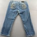 Miss Me Jeans Womens Sz 34 JB5692P5 Medium Wash Embellished Fleur De Lis