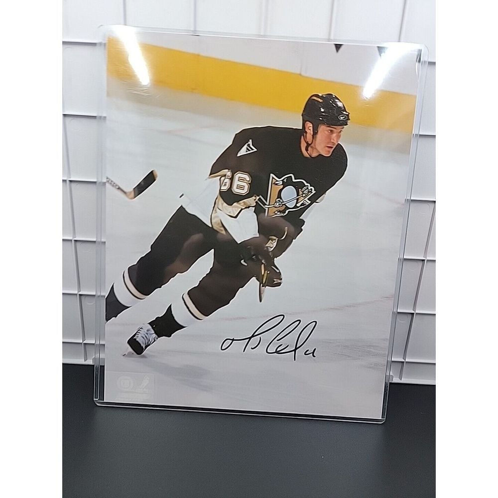 Mario Lemieux Autographed 8x10 Photo With Coa