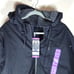 LEE Mens Sherpa Lined Jacket Workwear Bomber Hooded Durable Black XXL NWT
