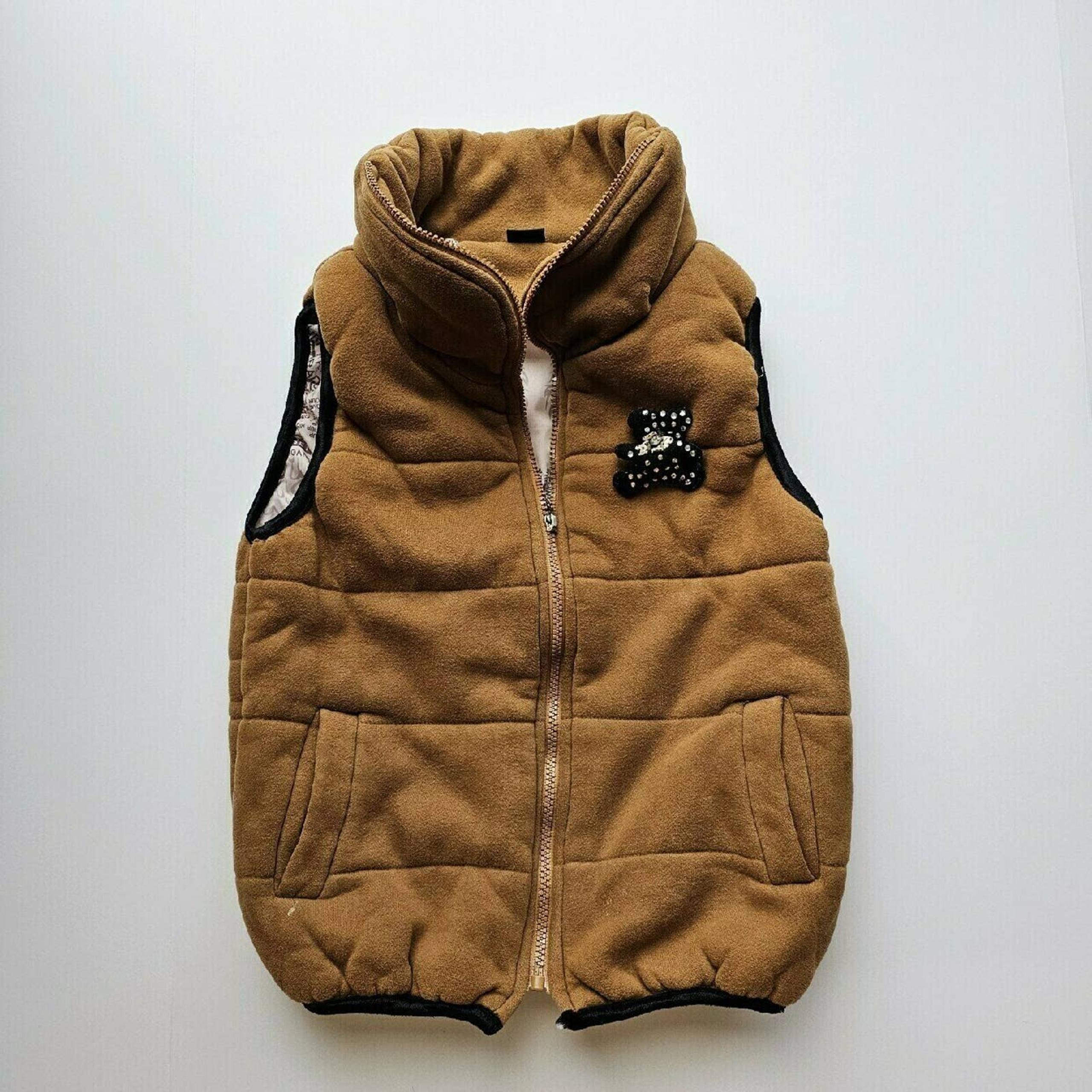 Fall Mustard Gold Padded Vest