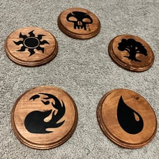 Magic the gathering mana wall art mgt tcg decor man cave