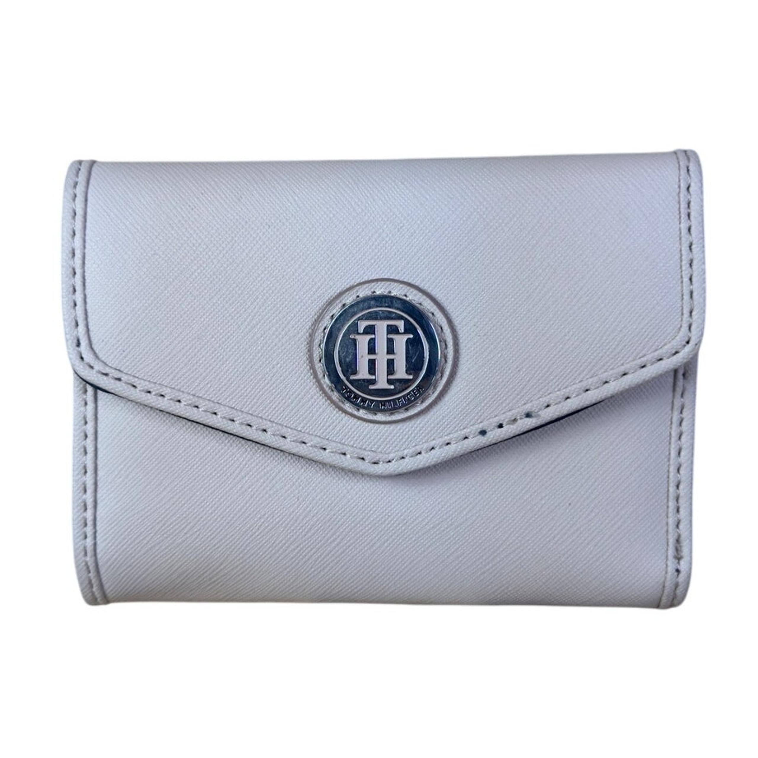 Tommy Hilfiger Women's Flap Wallet Clutch Imitation Leather, Light Creamy Pink