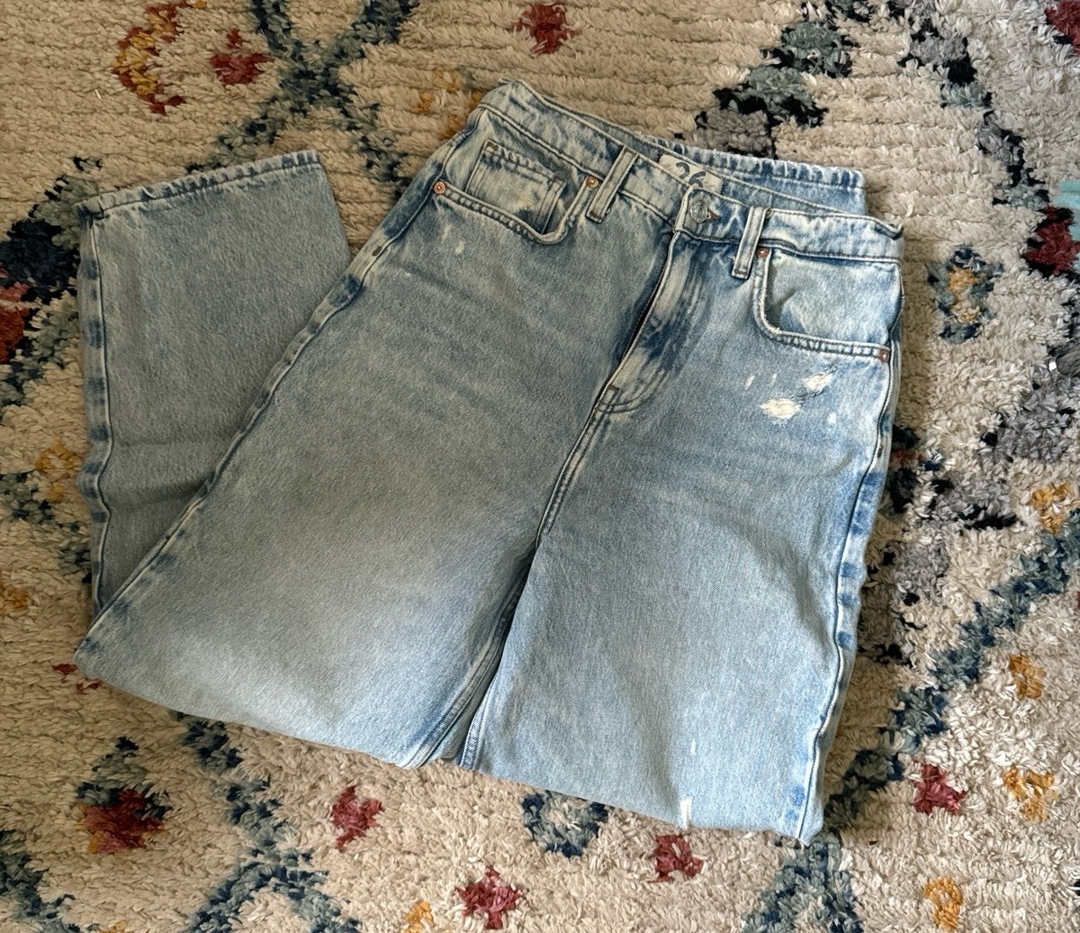 Free People Wide Leg Denim Jeans 26