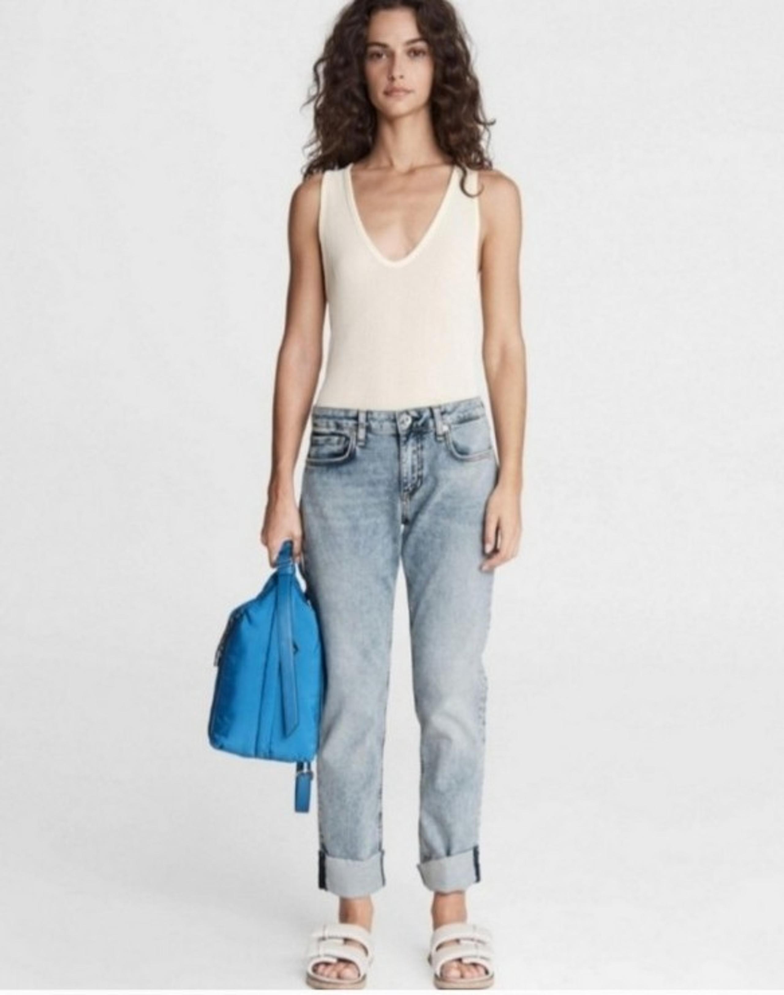 rag & bone Dre Low Rise Boyfriend Jean in Acide Wash Size 29