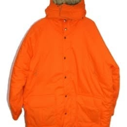 Gamehide Blaze Orange Deer Hunter Quilted Insulated Heavy Parka Hooded Men's XXL