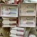 ❤️❤️Cupcakes and cashmere bow wine glasses 2 set total 4
