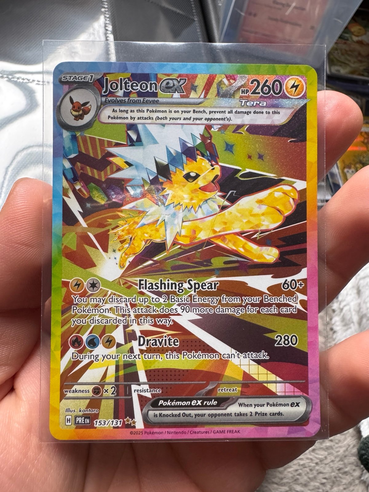 Jolteon EX SIR 153/131 Single Cards