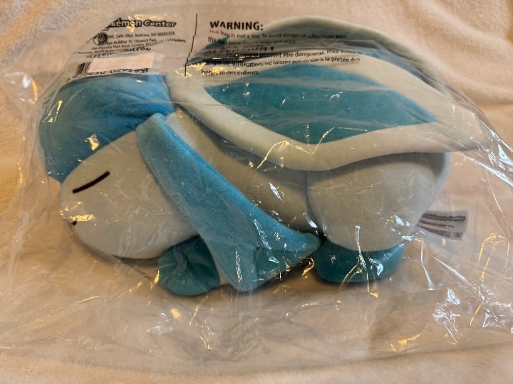Sleeping Glaceon Pokemon Center Plush