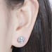 2 Carat Diamond Moissanite Stud Earrings