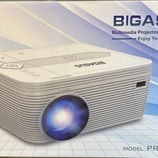 BIGASUO HD 9000L Bluetooth Projector Built in DVD Player, Mini Projector 1080P